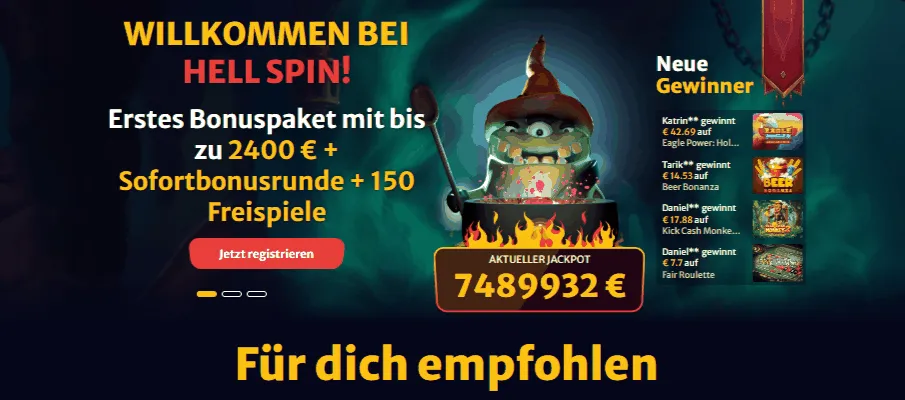 Hell Spin Online Casino Webseite Hell Spin Casino Startseite